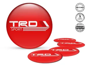 Toyota TRD Wheel Emblems Style Silicone Sticker Dome